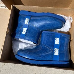 UGG Vibrant Blue Ankle Boots